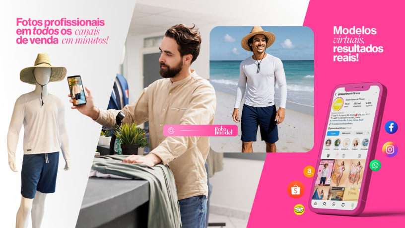 FotoModel entrega o visual ideal, fortalecendo a confiança e a experiência do consumidor.
