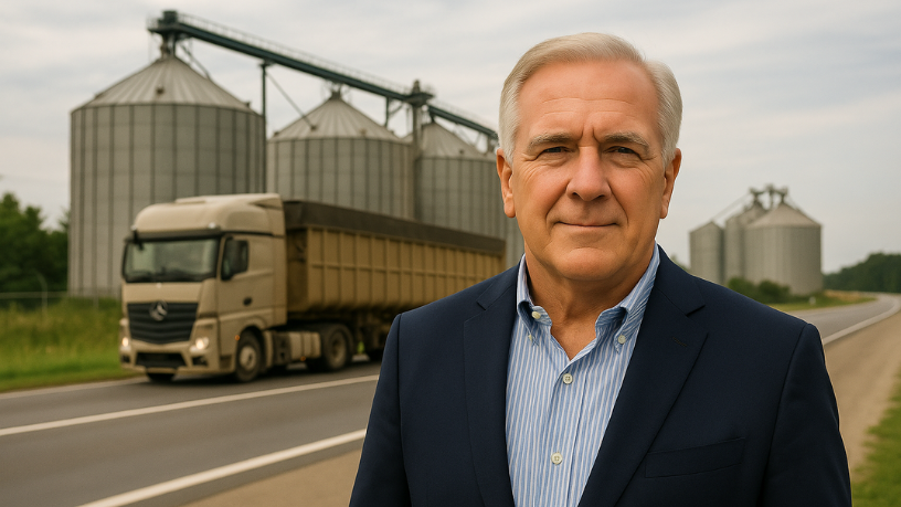 Aldo Vendramin defende que infraestrutura de qualidade é vital para o escoamento e a segurança da produção agrícola.